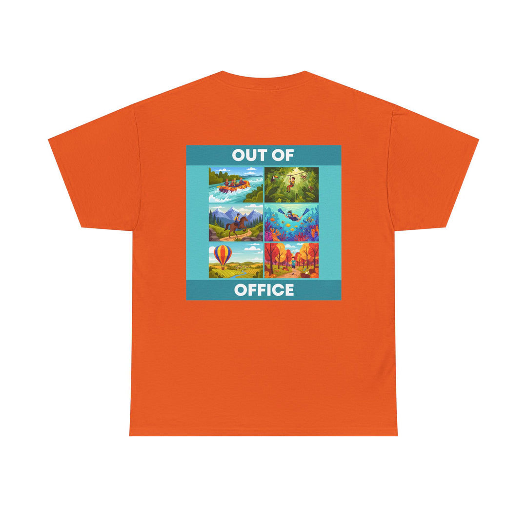 Out of Office Tee — Travel Scenes Graphic T-Shirt