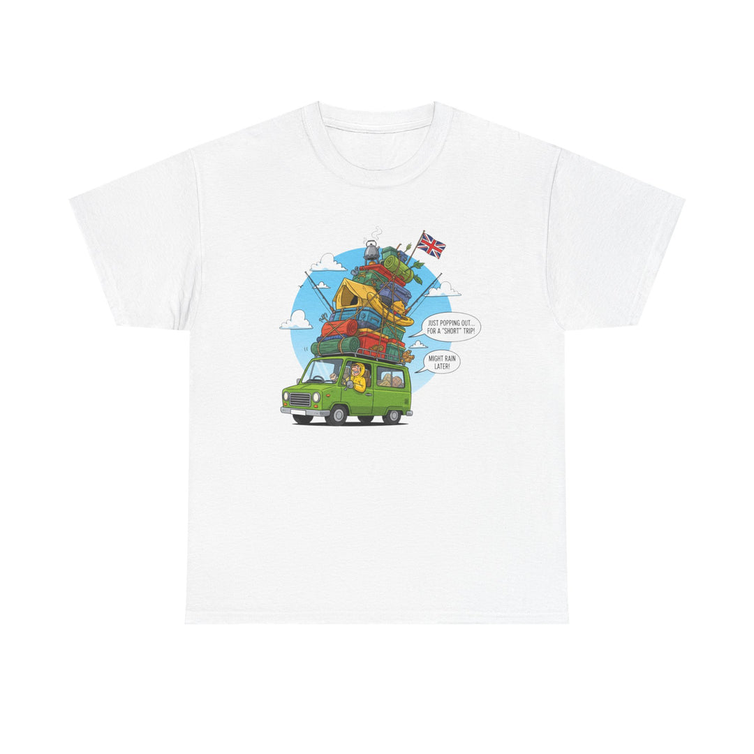 Retro Mountain Adventure T-Shirt - Vintage Camper Van Graphic Tee