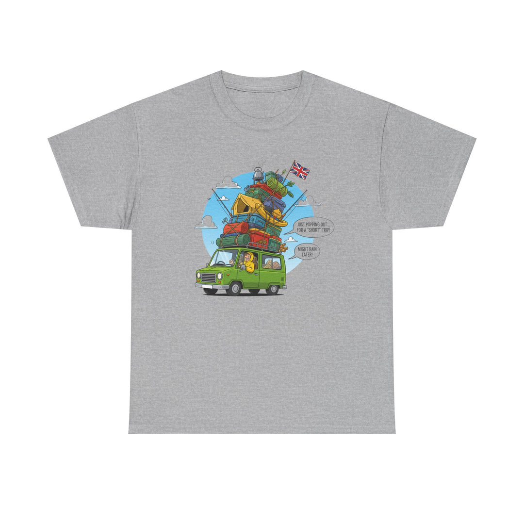 Retro Mountain Adventure T-Shirt - Vintage Camper Van Graphic Tee
