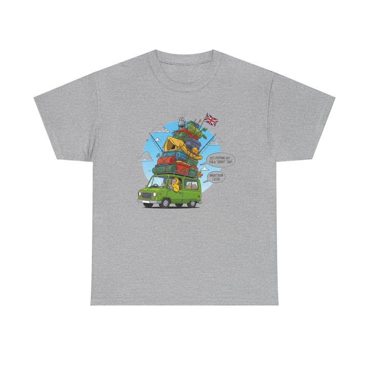 Retro Mountain Adventure T-Shirt - Vintage Camper Van Graphic Tee