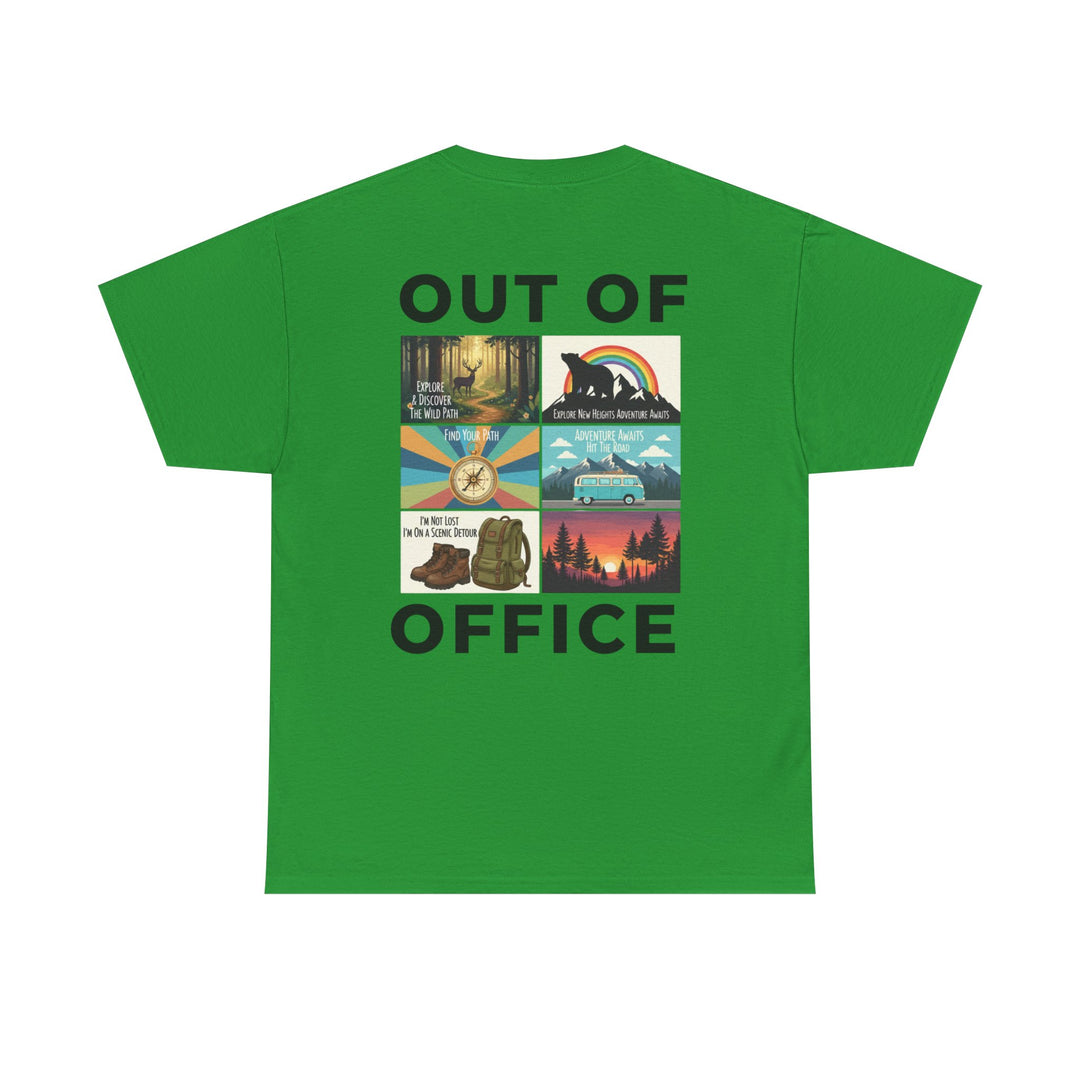 Out of Office Tee — Adventure Travel Graphic T-Shirt