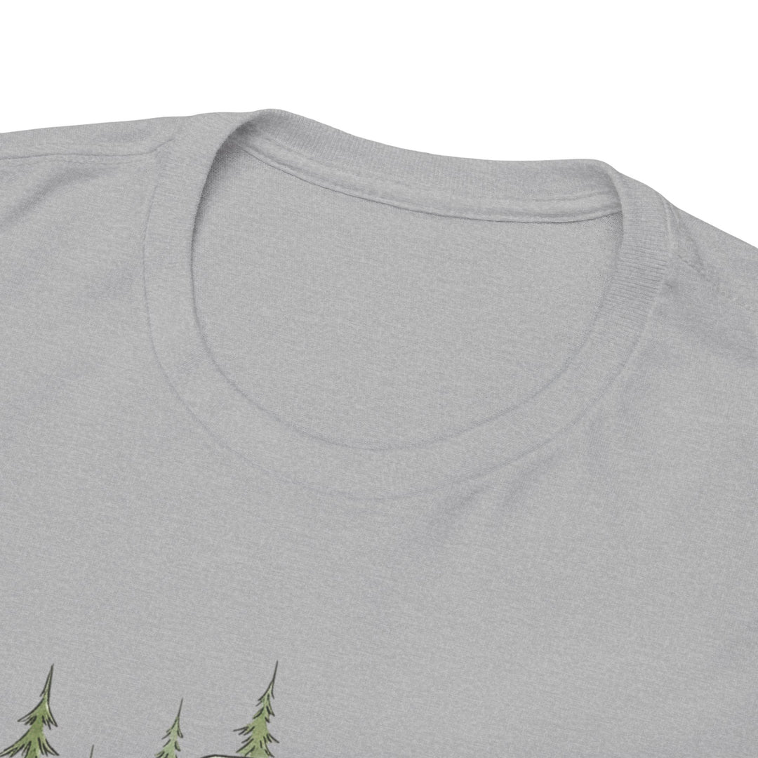 Van Life Adventure T-Shirt - Retro Camper Van &amp; Rooftop Tent Tee