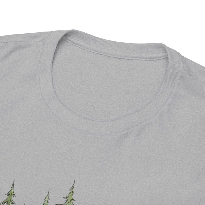 Van Life Adventure T-Shirt - Retro Camper Van &amp; Rooftop Tent Tee