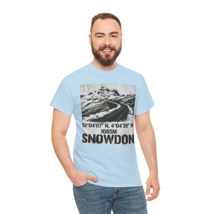 Snowdon Mountain Tee — Snowdon 1085M Coordinates Graphic T-Shirt