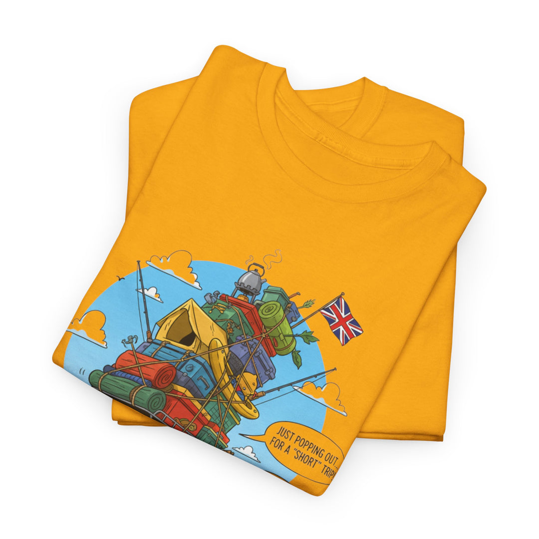 Retro Mountain Adventure T-Shirt - Vintage Camper Van Graphic Tee