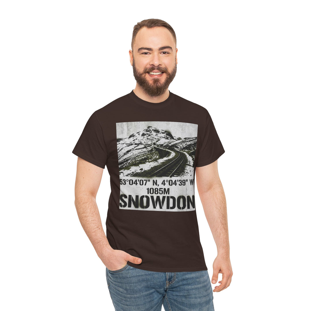 Snowdon Mountain Tee — Snowdon 1085M Coordinates Graphic T-Shirt