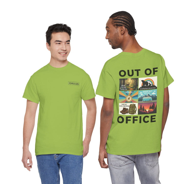 Out of Office Tee — Adventure Travel Graphic T-Shirt