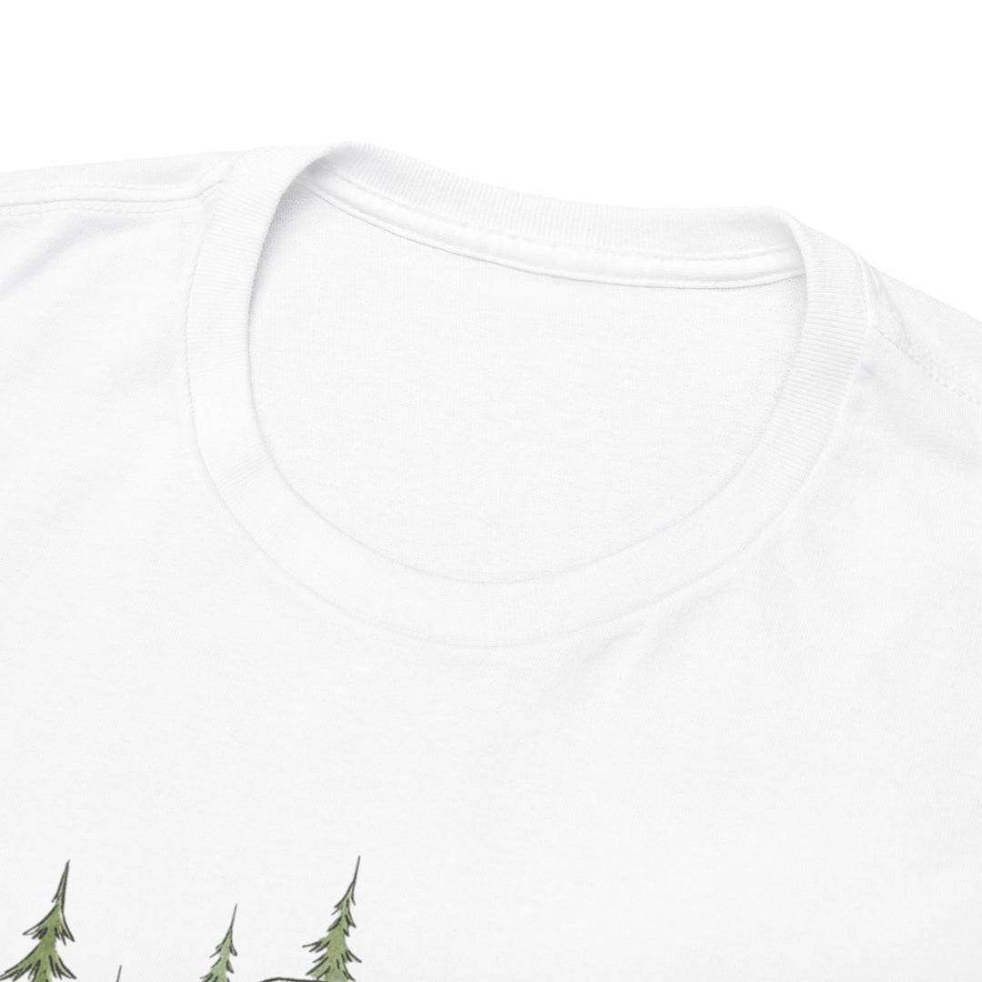 Van Life Adventure T-Shirt - Retro Camper Van &amp; Rooftop Tent Tee