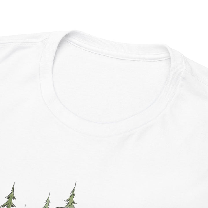 Van Life Adventure T-Shirt - Retro Camper Van &amp; Rooftop Tent Tee