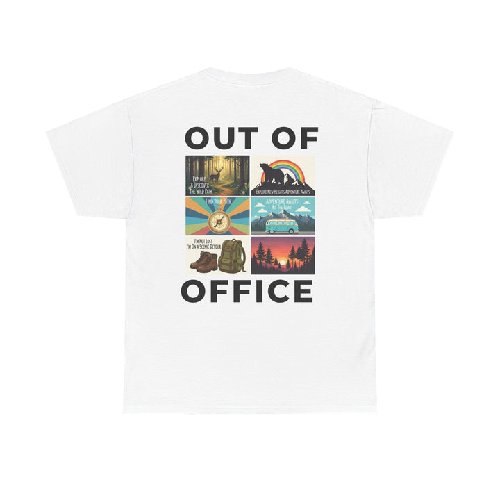 Out of Office Tee — Adventure Travel Graphic T-Shirt