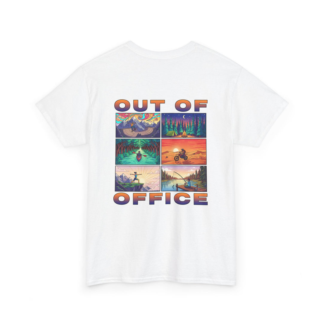 Out of Office T-Shirt — Retro Adventure Vacation Tee