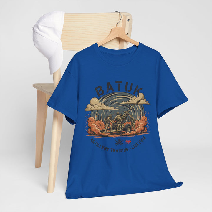 BATUK Artillery Training Tee — "Live Fire" Military Crew T-Shirt