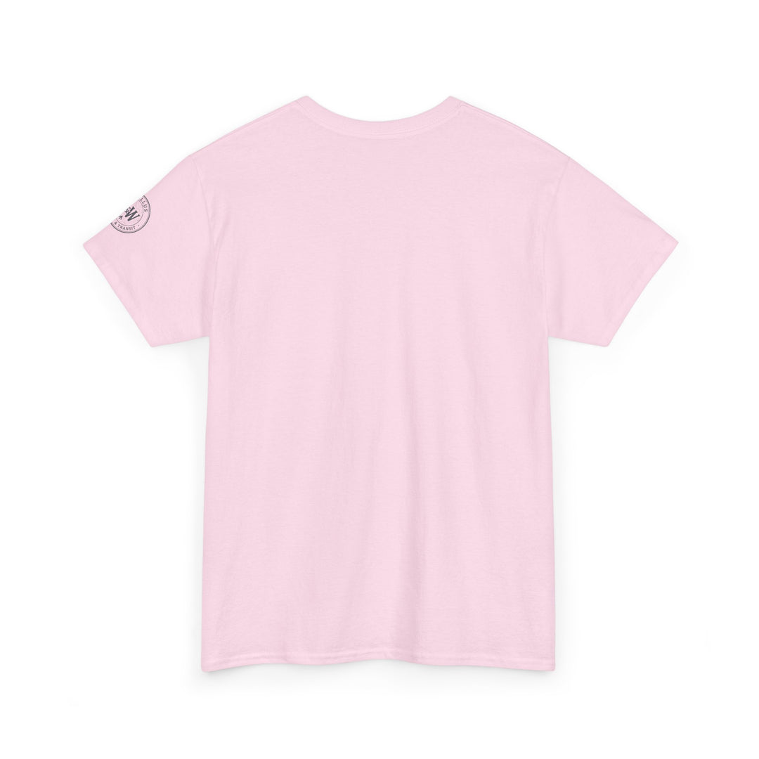 Pink t-shirt by S&amp;W Gallus, featuring the company&