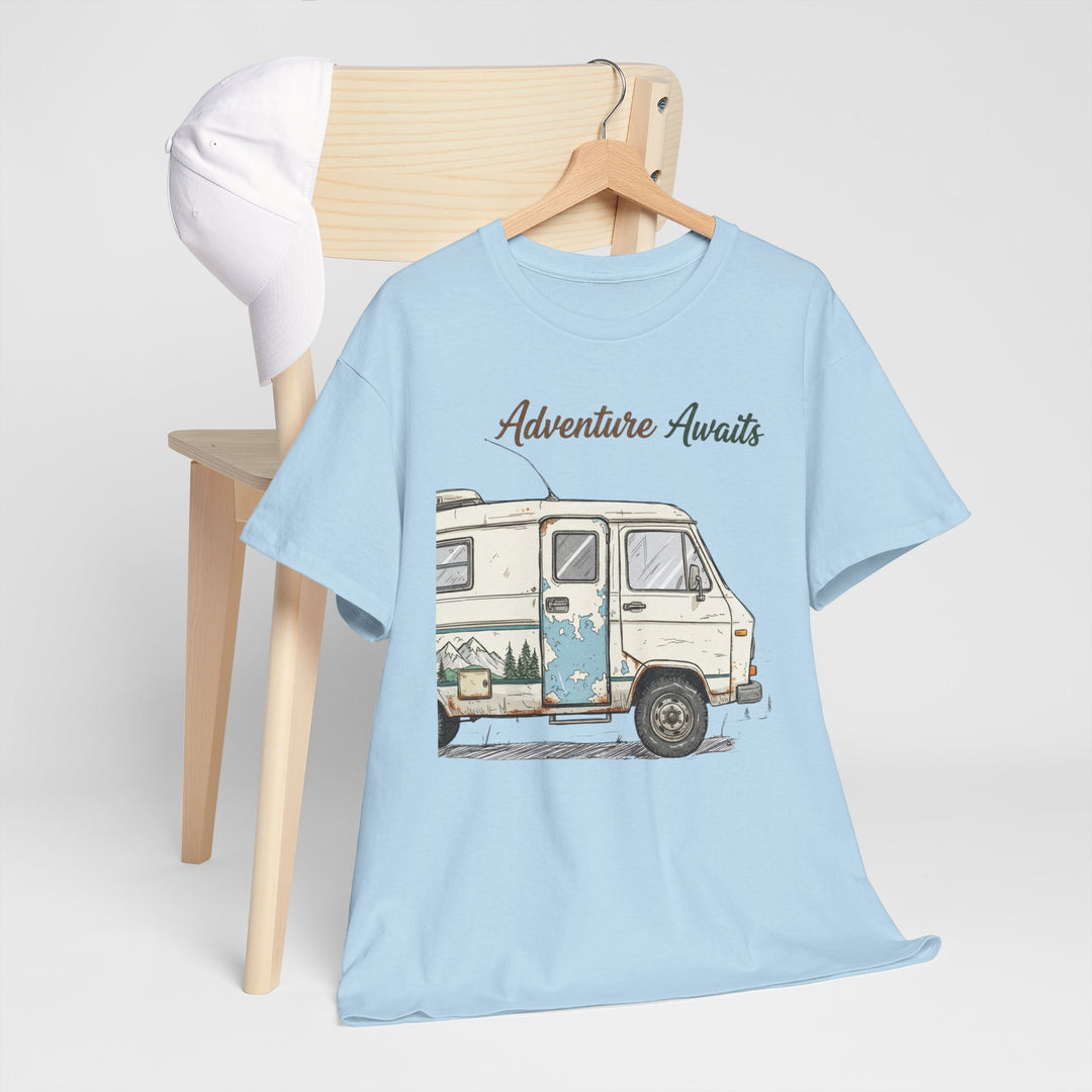 Retro Van Life Adventure T-Shirt - Classic Campervan Graphic Tee