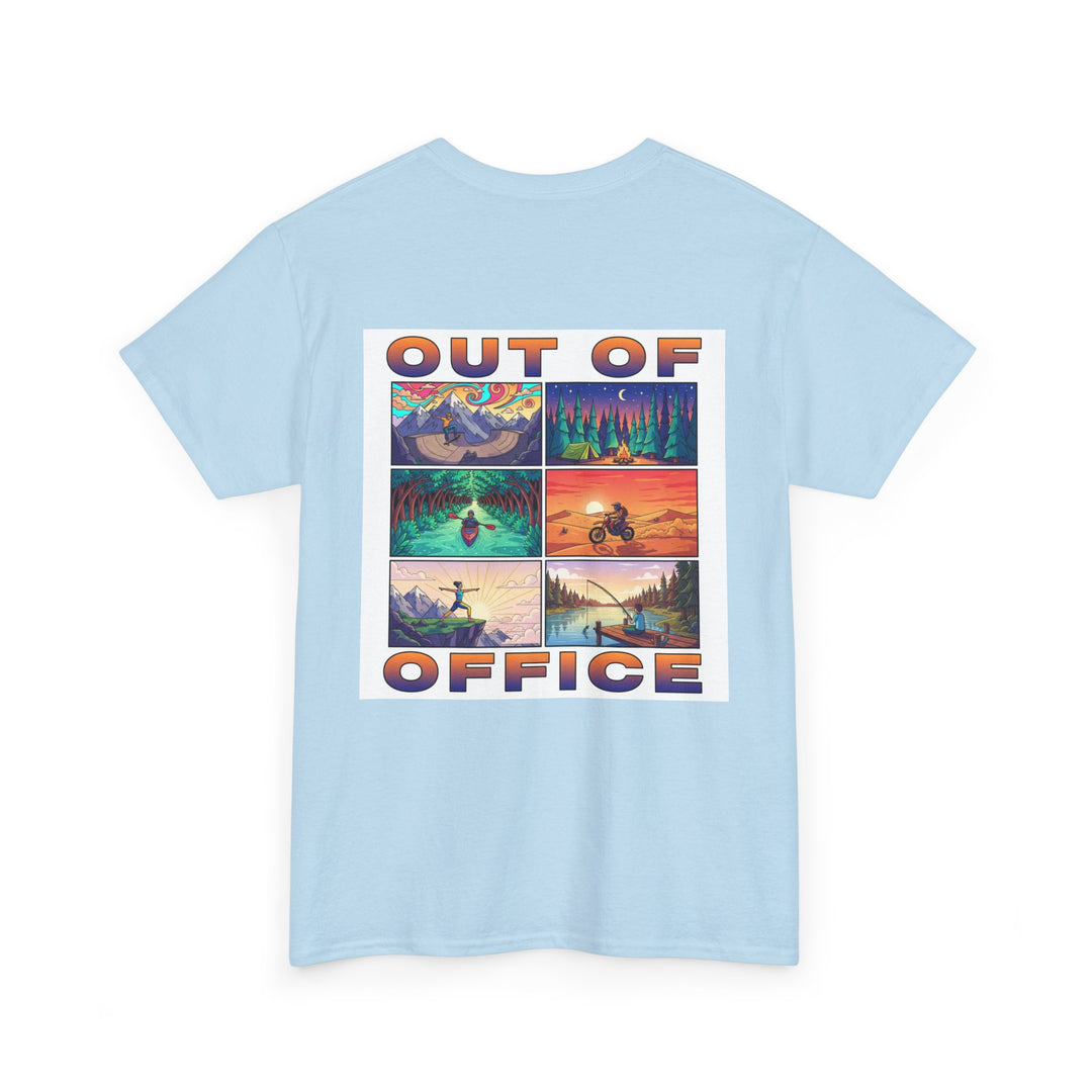 Out of Office T-Shirt — Retro Adventure Vacation Tee