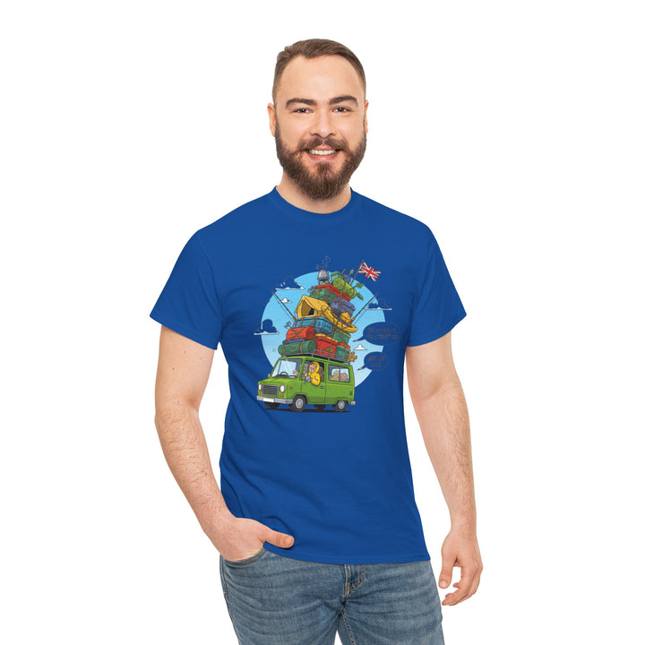 Retro Mountain Adventure T-Shirt - Vintage Camper Van Graphic Tee