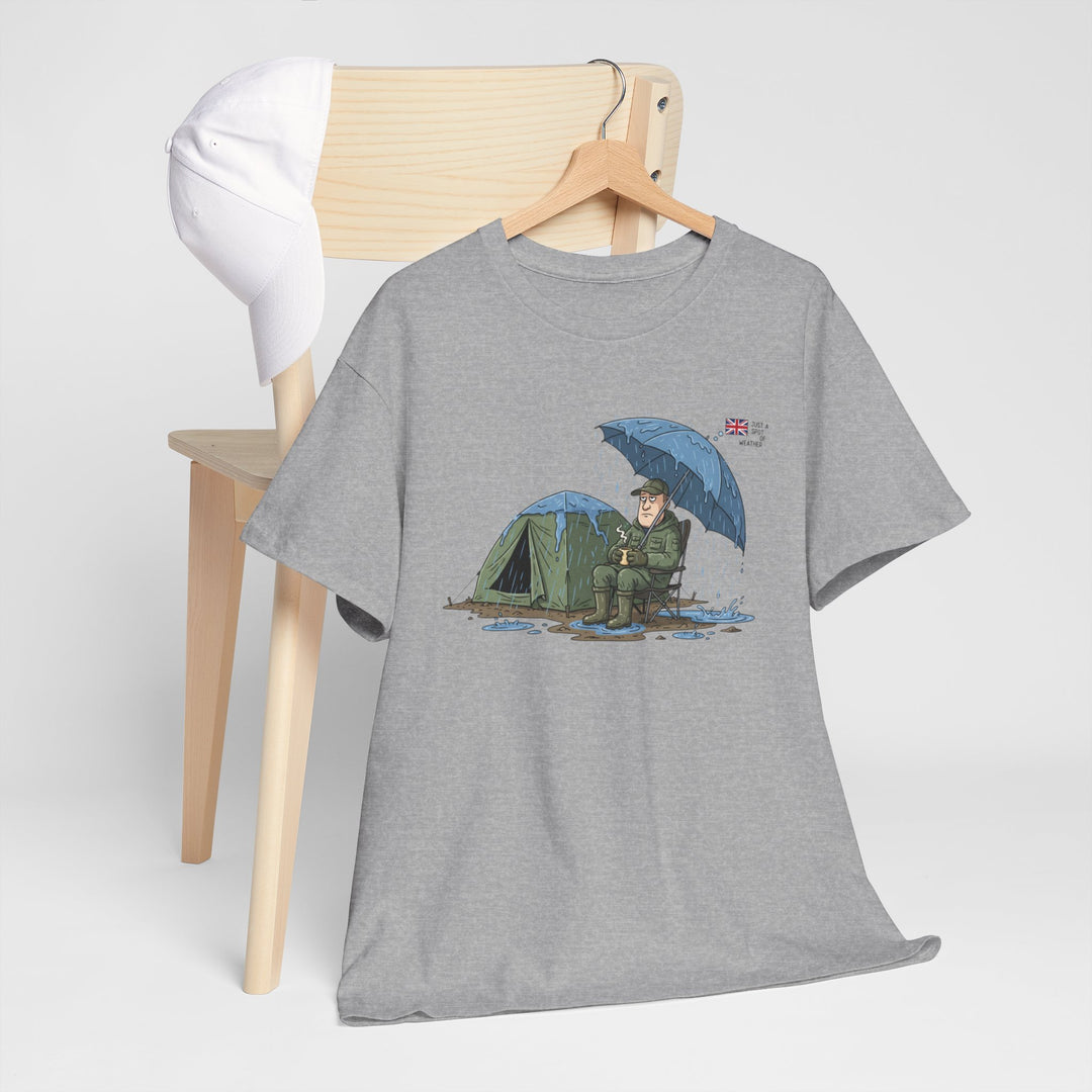 Retro Mountain Camper Graphic T-Shirt — Vintage Van Life Adventure Tee