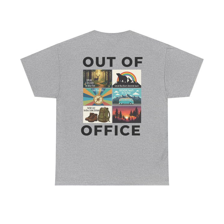 Out of Office Tee — Adventure Travel Graphic T-Shirt