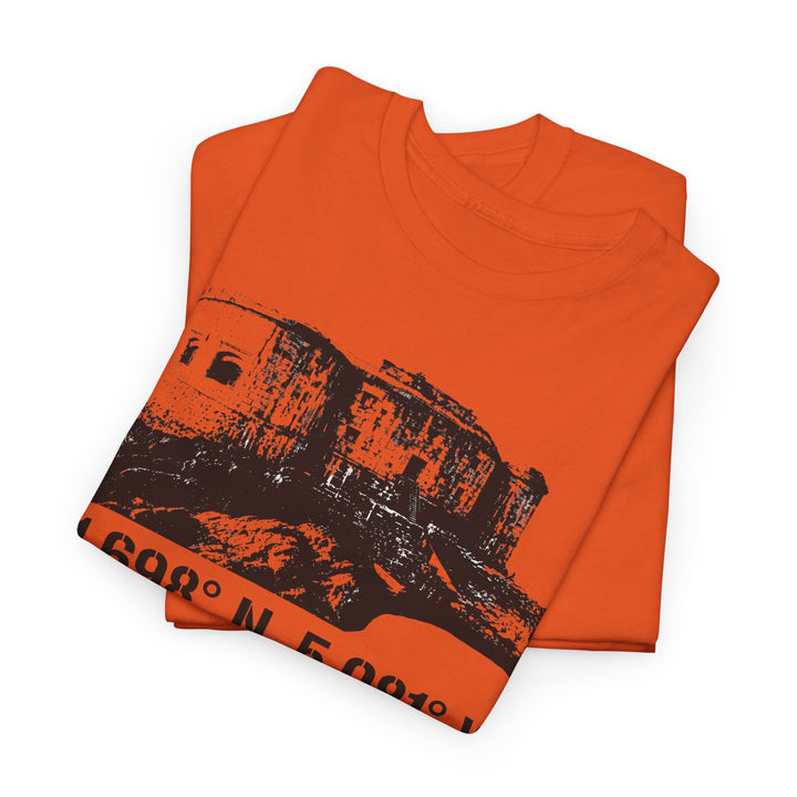 Stack Rock Fort T‑Shirt — Coastal Landmark Graphic Tee