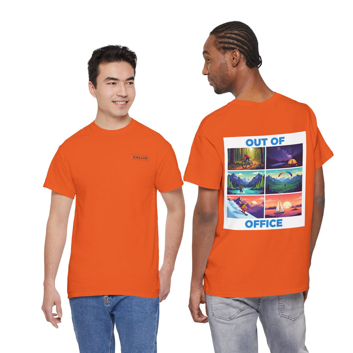 Out of Office T‑Shirt — Retro Travel Adventure Graphic Tee