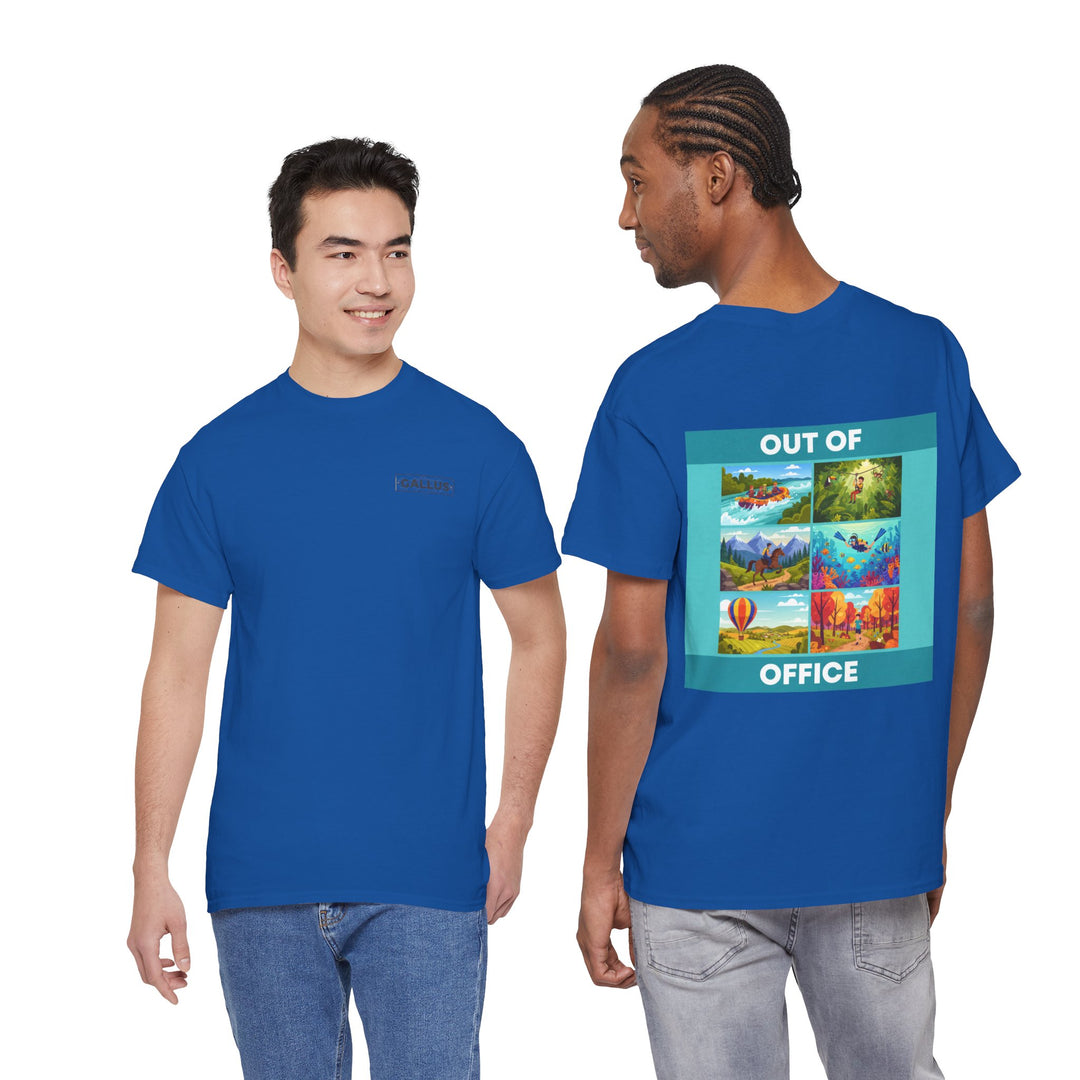 Out of Office Tee — Travel Scenes Graphic T-Shirt