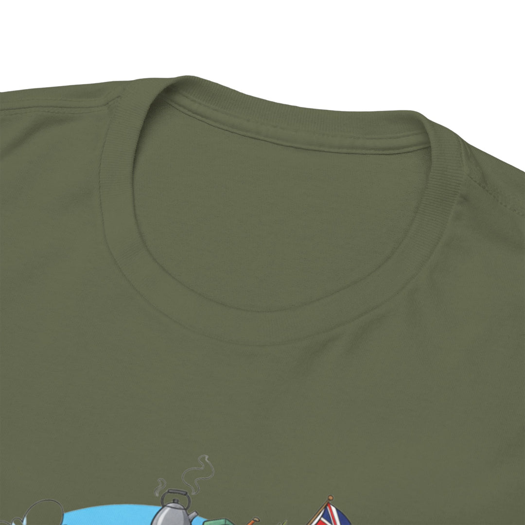 Retro Mountain Adventure T-Shirt - Vintage Camper Van Graphic Tee