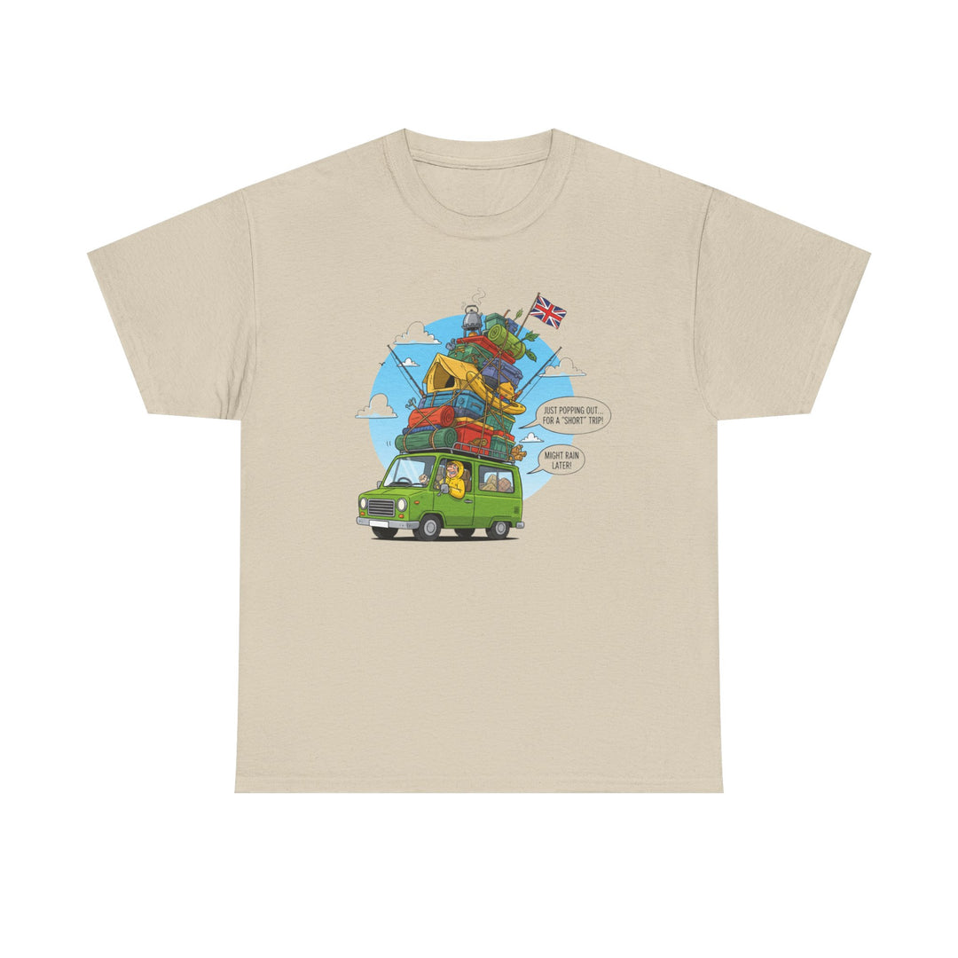 Retro Mountain Adventure T-Shirt - Vintage Camper Van Graphic Tee
