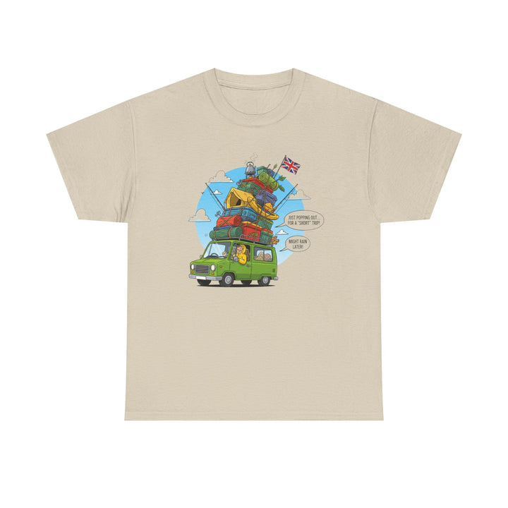 Retro Mountain Adventure T-Shirt - Vintage Camper Van Graphic Tee