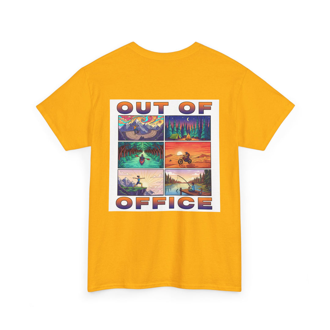 Out of Office T-Shirt — Retro Adventure Vacation Tee