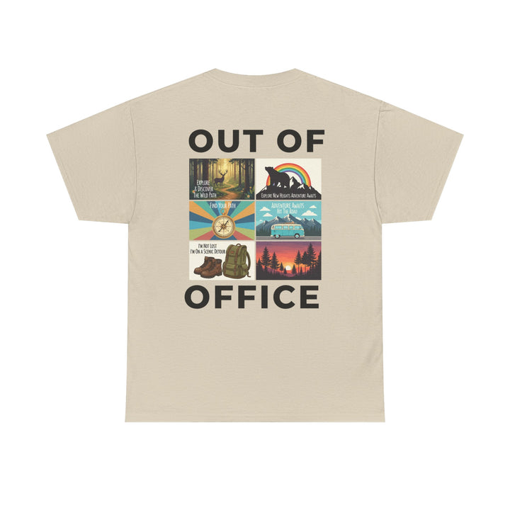 Out of Office Tee — Adventure Travel Graphic T-Shirt
