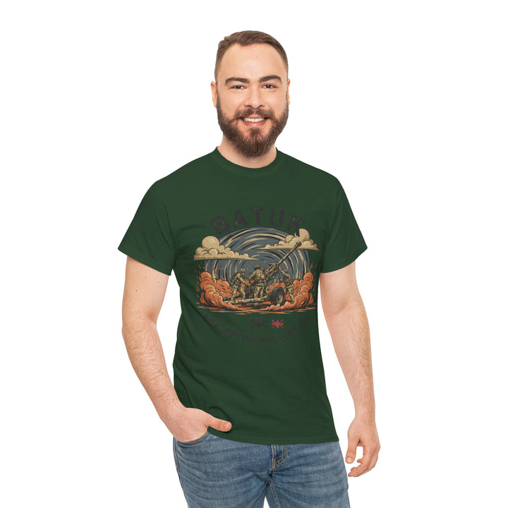 BATUK Artillery Training Tee — "Live Fire" Military Crew T-Shirt