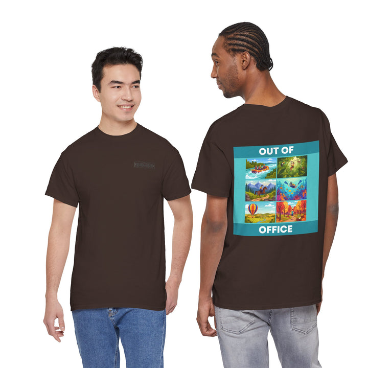 Out of Office Tee — Travel Scenes Graphic T-Shirt