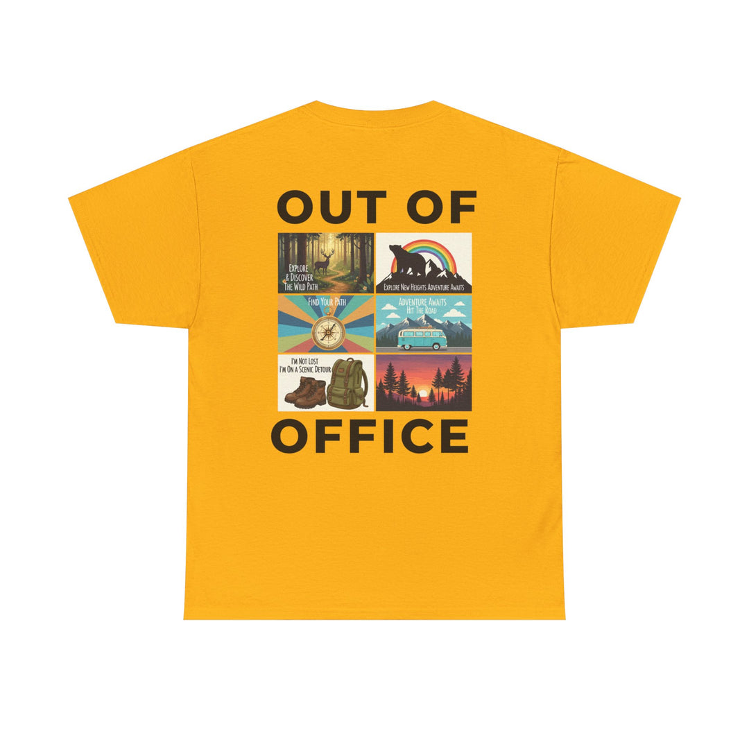 Out of Office Tee — Adventure Travel Graphic T-Shirt