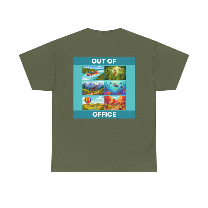 Out of Office Tee — Travel Scenes Graphic T-Shirt
