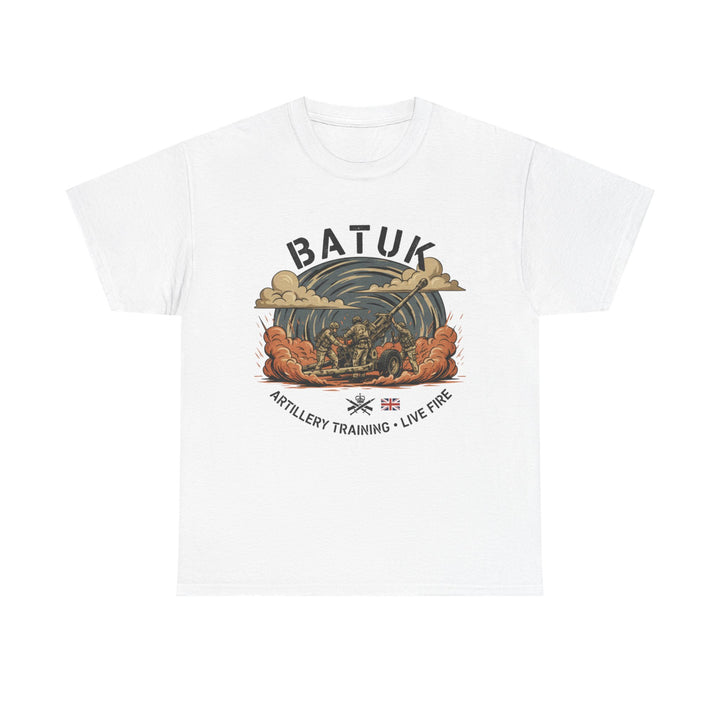 BATUK Artillery Training Tee — "Live Fire" Military Crew T-Shirt