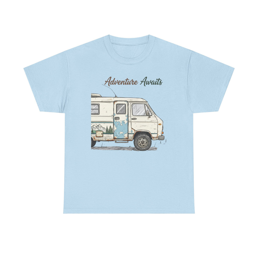 Retro Van Life Adventure T-Shirt - Classic Campervan Graphic Tee