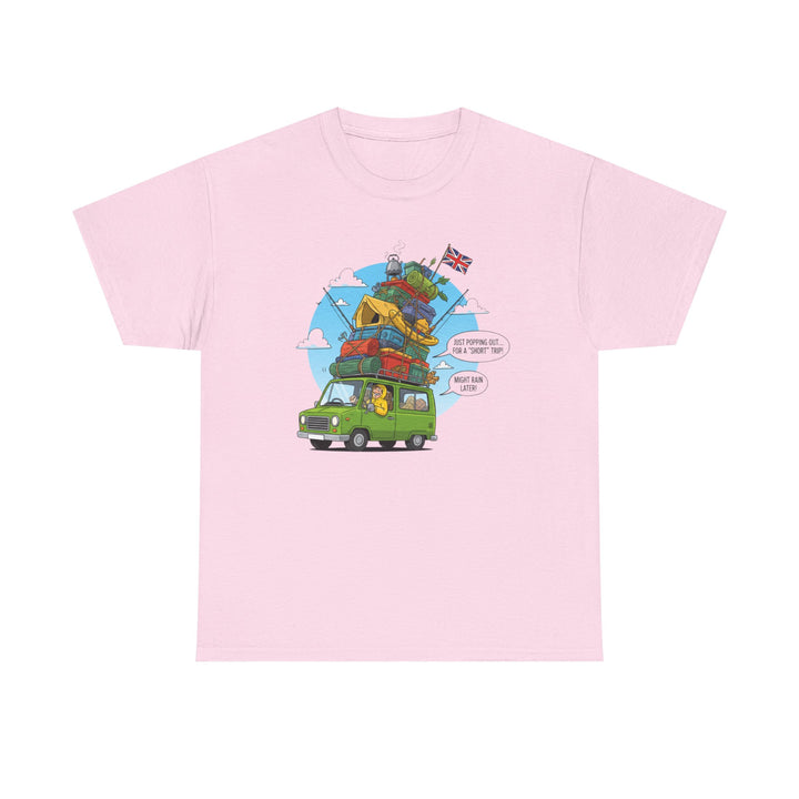 Retro Mountain Adventure T-Shirt - Vintage Camper Van Graphic Tee