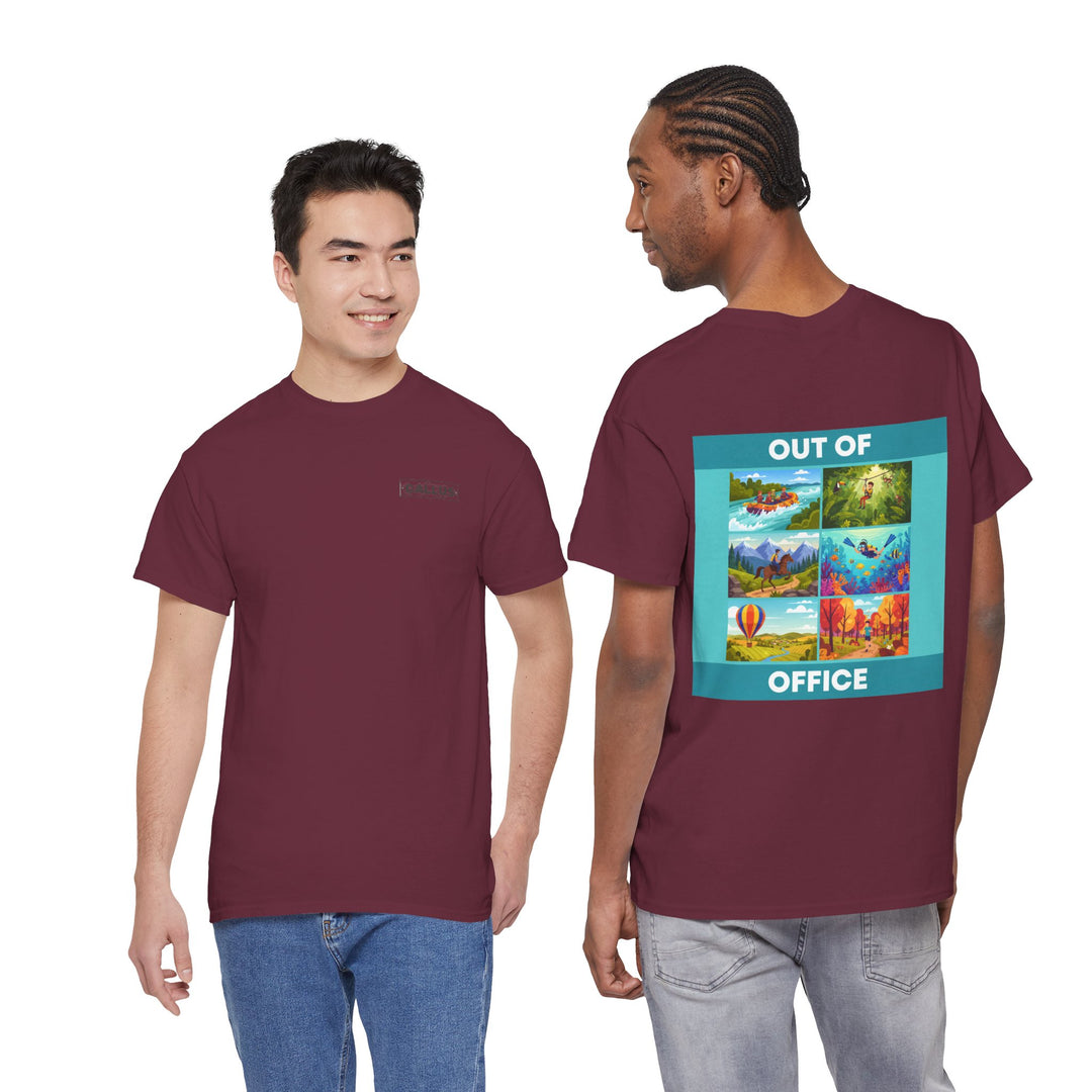 Out of Office Tee — Travel Scenes Graphic T-Shirt