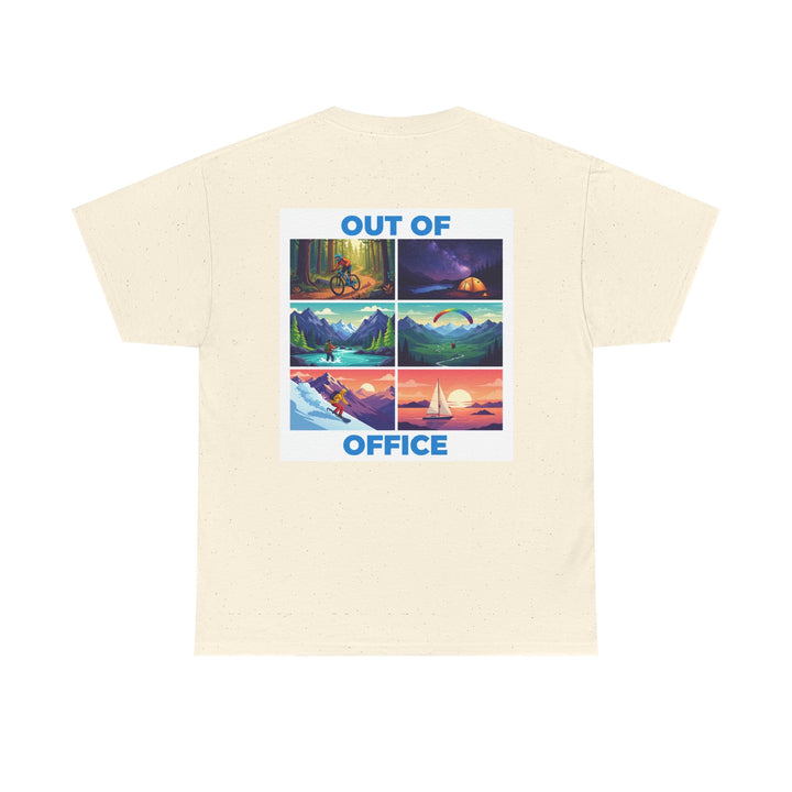 Out of Office T‑Shirt — Retro Travel Adventure Graphic Tee