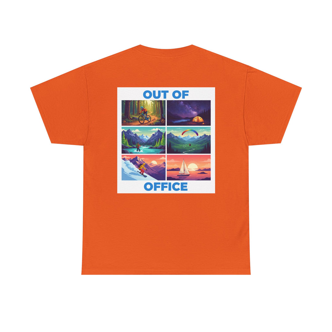 Out of Office T‑Shirt — Retro Travel Adventure Graphic Tee
