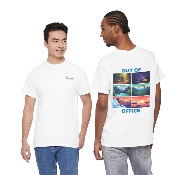 Out of Office T‑Shirt — Retro Travel Adventure Graphic Tee