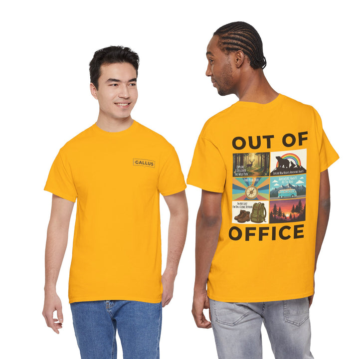 Out of Office Tee — Adventure Travel Graphic T-Shirt