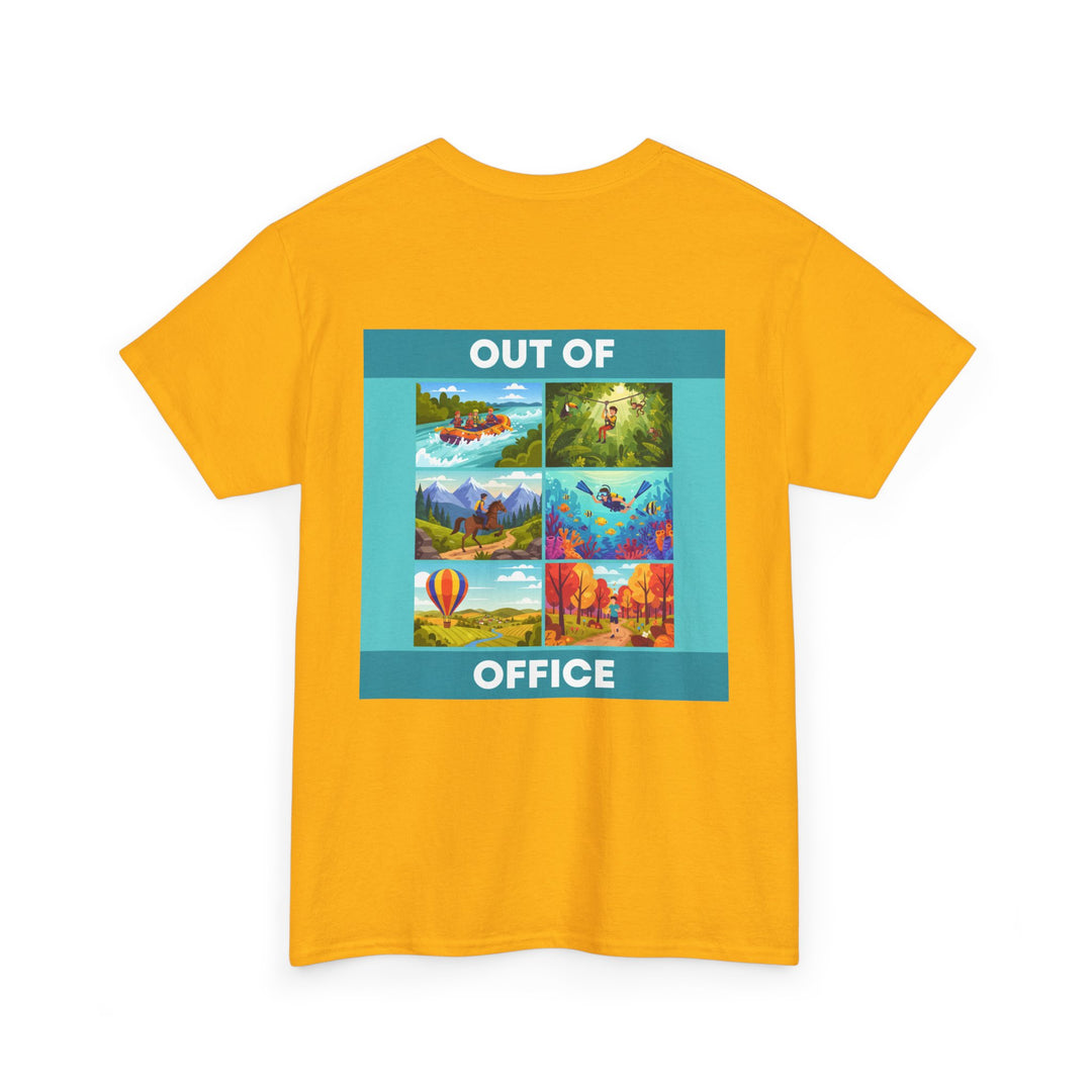 Out of Office Tee — Travel Scenes Graphic T-Shirt
