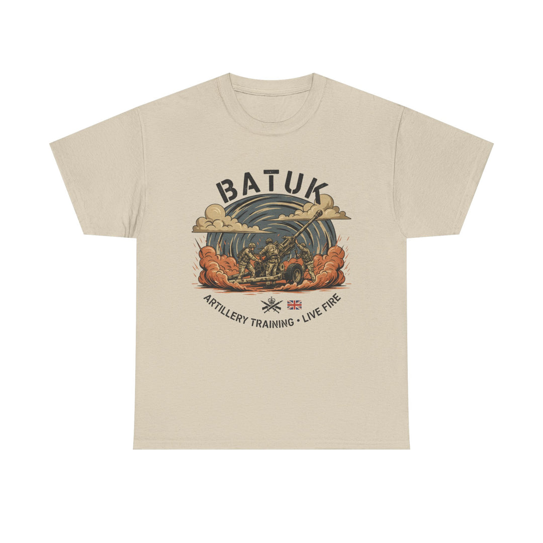 BATUK Artillery Training Tee — "Live Fire" Military Crew T-Shirt