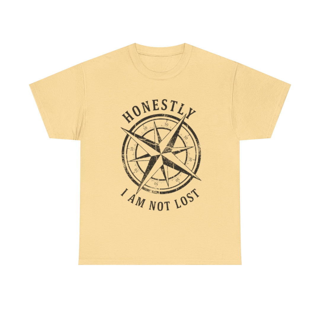 Honestly I Am Not Lost Compass T-Shirt — Adventure Travel Tee