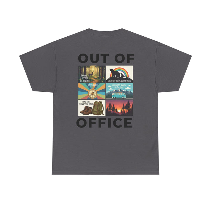 Out of Office Tee — Adventure Travel Graphic T-Shirt