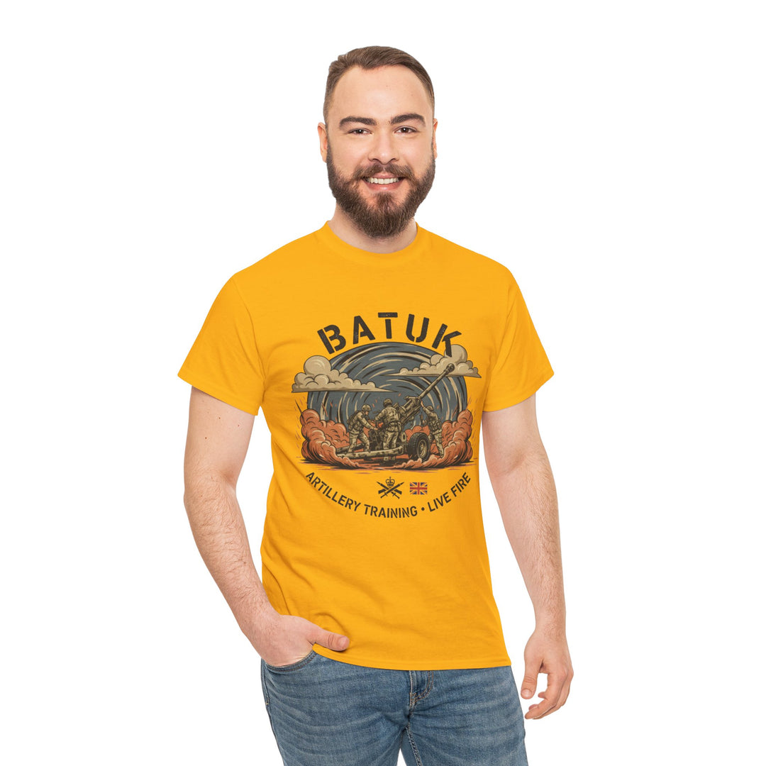 BATUK Artillery Training Tee — "Live Fire" Military Crew T-Shirt