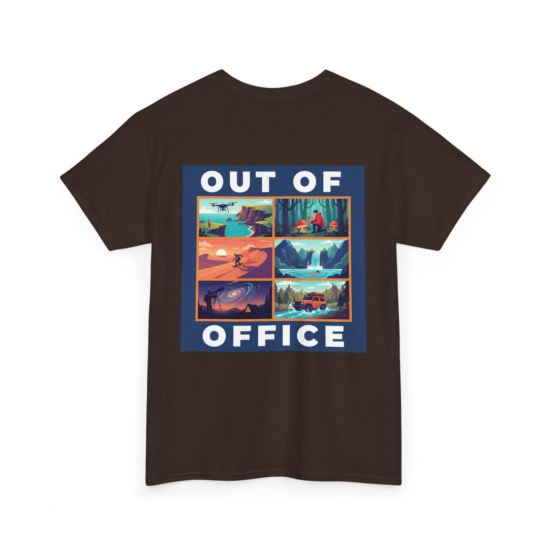Out of Office Tee — Scenic Travel Graphic T-Shirt