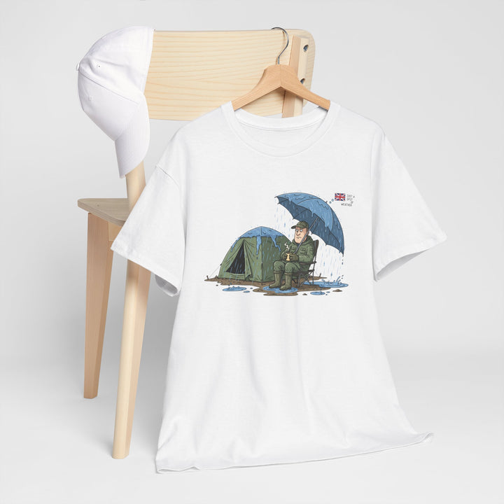 Retro Mountain Camper Graphic T-Shirt — Vintage Van Life Adventure Tee