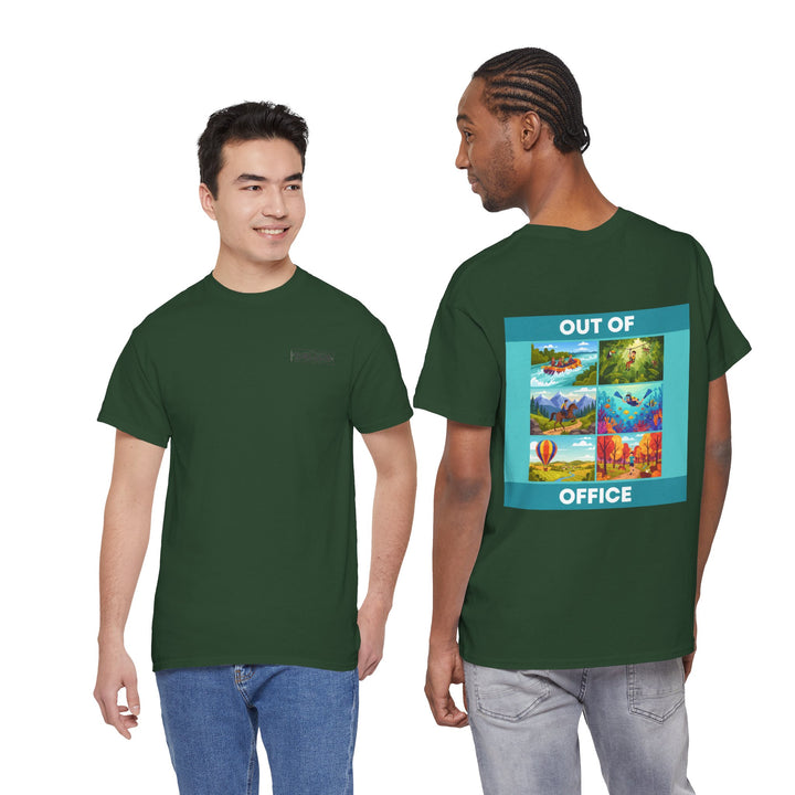 Out of Office Tee — Travel Scenes Graphic T-Shirt